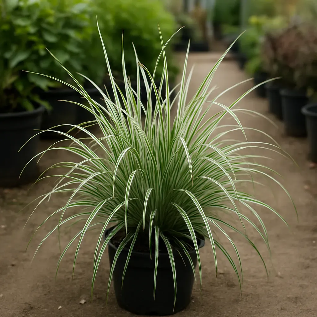 Carex brunnea 'Variegata'