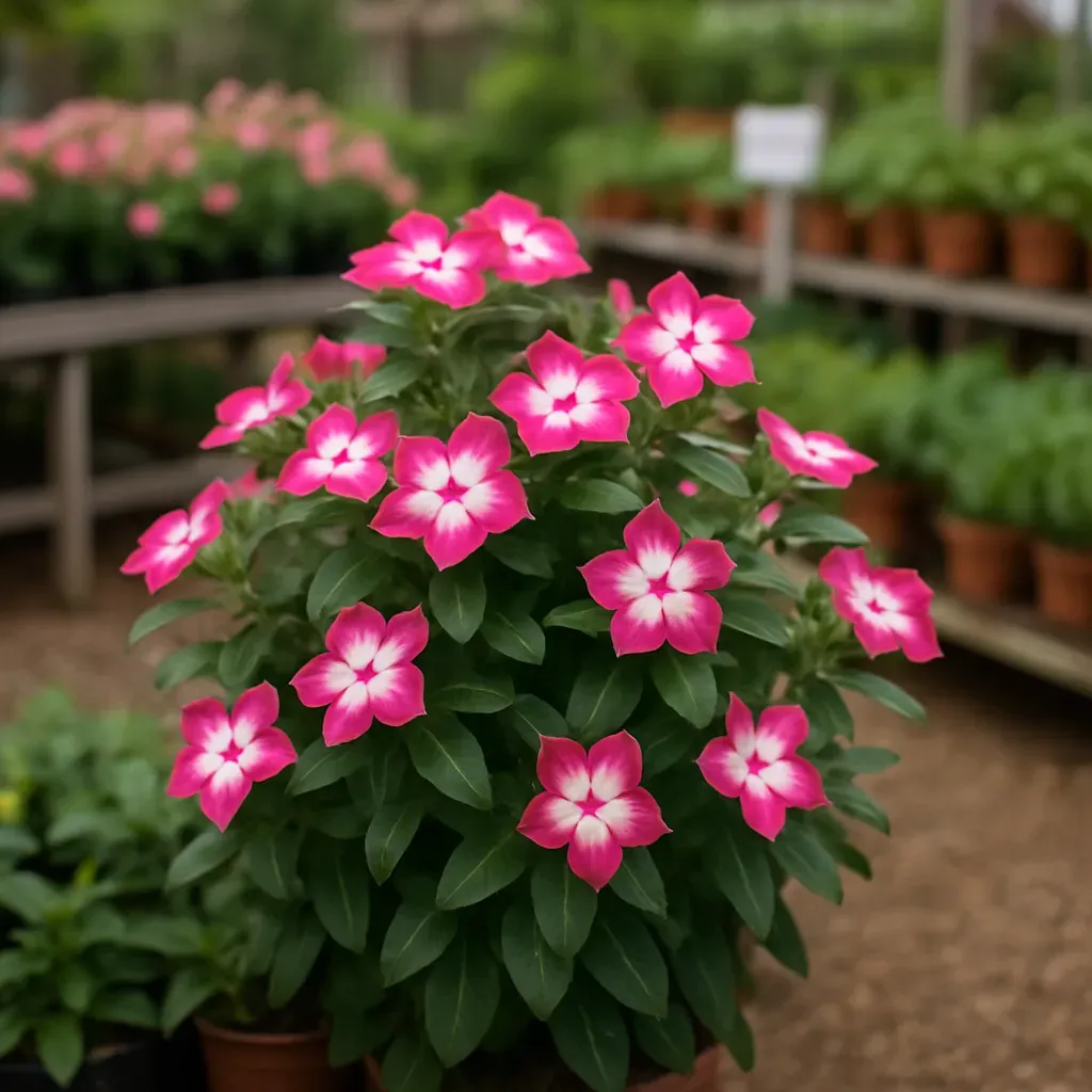 Catharanthus 'Soiree Bicolour Pink'