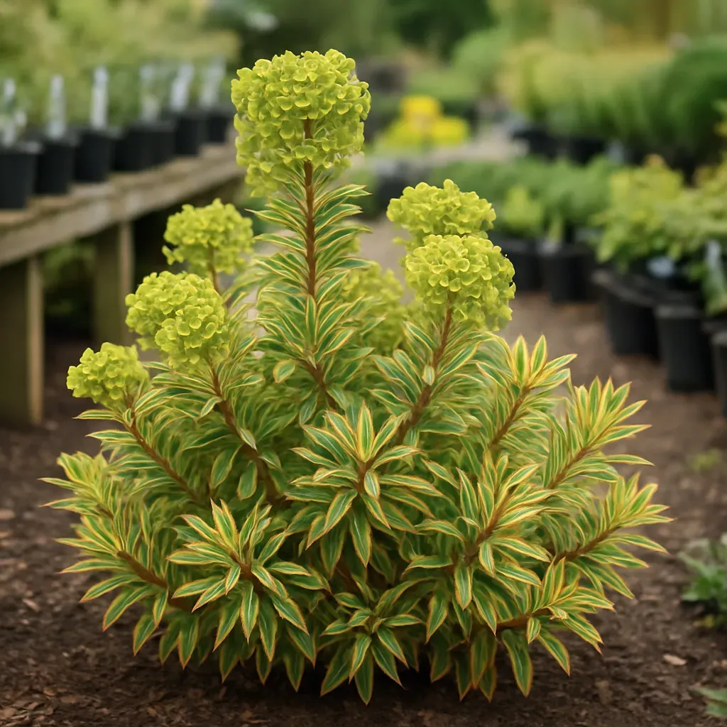 Euphorbia amygdaloides 'Ascot Rainbow'